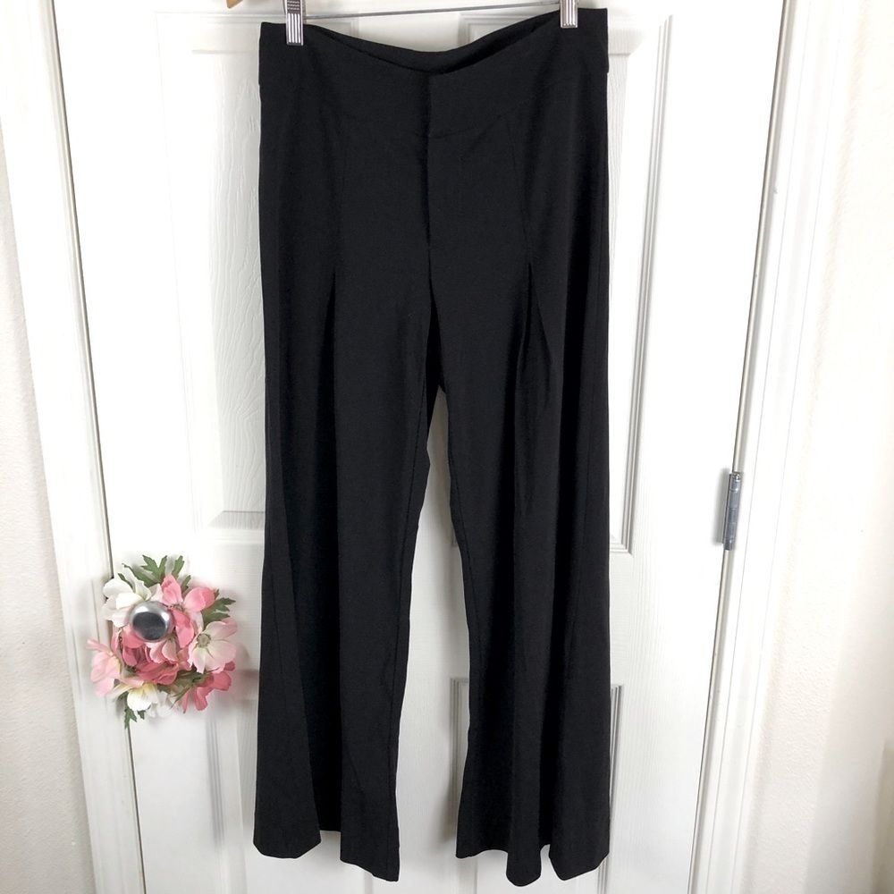 Equestrian brand black wide leg pants medium
